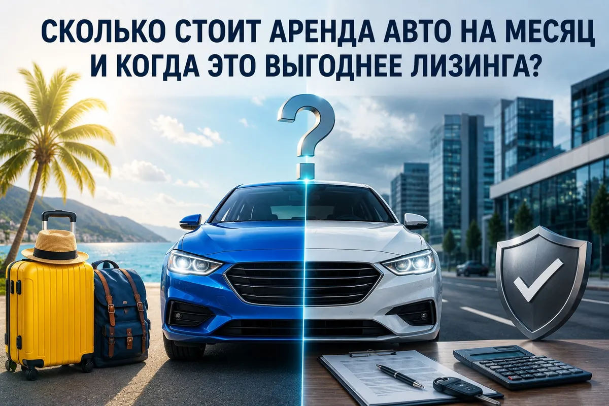 Сколько стоит аренда авто на месяц и когда это выгоднее лизинга — сравнение аренды и лизинга