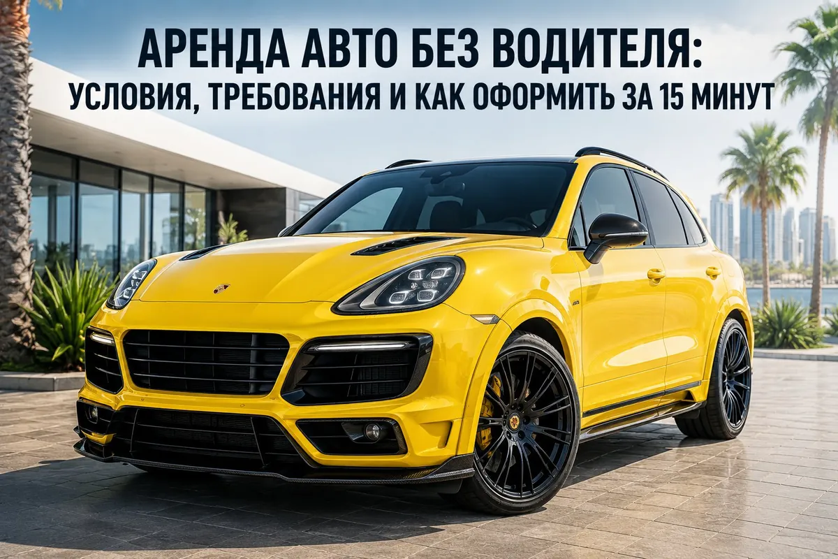 Аренда авто без водителя — условия, требования и как оформить за 15 минут