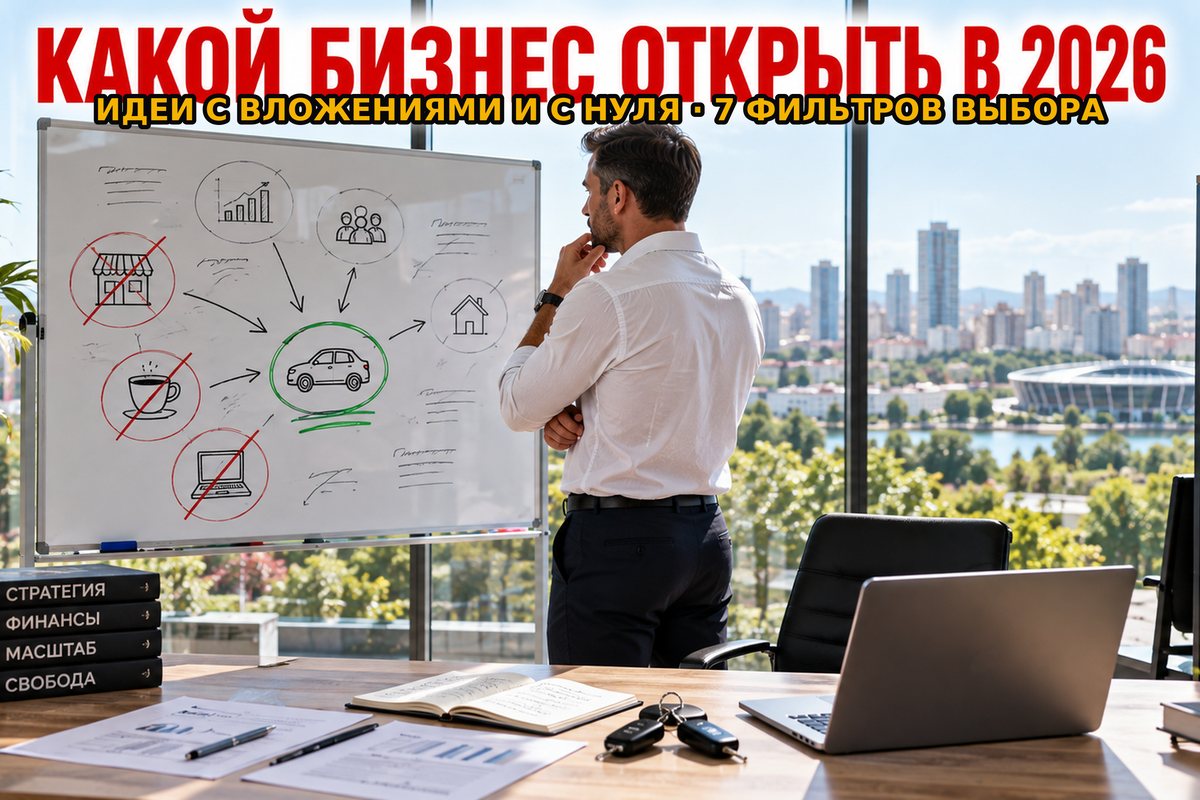 Какой бизнес открыть в 2026 году — предприниматель выбирает нишу: бизнес-идеи с вложениями и с нуля