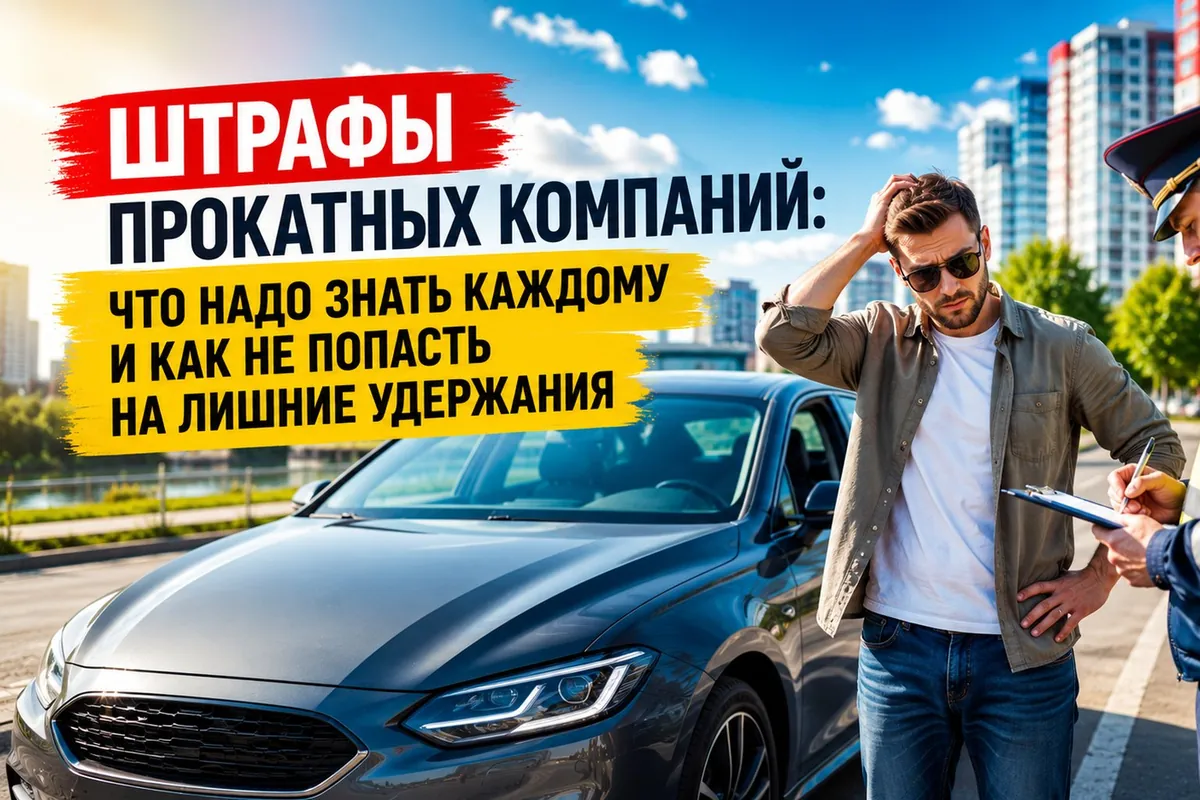 Штрафы прокатных компаний — что надо знать каждому и как защититься